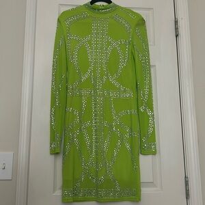 Fashion Novas Lime Green Dress